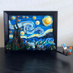 중국레고호환 블럭 21333 빈센트 반 고흐 별이 빛나는밤 : 열려라참깨뚝딱