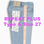 리피트 플러스 001 타입 A (27 사이즈) REPEAT PLUS Type A 빈티지 리바이스 리메이크진 : REPEAT LAB