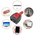 점화코일 점화플러그부속  150W 전원 인버터 DC 12V AC 220V 자동차 콘센트 전압 어댑터 0.5A USB 충전 포트 : 만물공구상