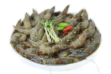 특별한 간장소스로 만든 새우장  1kg : 청기와 씨푸드 랩