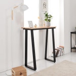 홈바 인테리어 높은 슬림 원목 미니 바테이블 900 긴 꾸미기 : 워니S몰