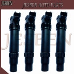 점화코일 점화플러그부속  4PCS 129700-4510 혼다 CBR600RR 용 오토바이 점화 코일 CBR 600RR CBR-600RR CBR600 RR 2003-2020 NO... 