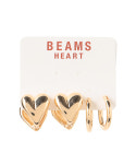 [BEAMS HEART] 빔즈 하트 2세트 귀걸이 2컬러 골드 : 하이개러지