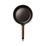 [깊은팬] 버미큘라 주물 법랑 무쇠 프라이팬 24cm, 월넛 : 버미큘라