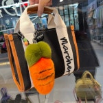 당근 키링 체인 악세사리 가방참 인형 연말선물 토끼털 : mddas