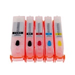 리필잉크 호환잉크  5 개 PGI-580 CLI-581 리필 잉크 카트리지 아크 칩 캐논 TS6150 TS8150 TS9150 TR7550 TS8250 TS705 TS8350 T... 