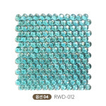 25mm 원형 유리 모자이크타일 RWD (1장) 주방 욕실 현관 수영장 바닥 벽 유리 거실 화장실 레트로 월드타일 : 월드타일