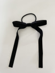 벨벳 리본 머리끈 : MYOMY