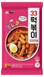 [33떡볶이] 오리지널 국물떡볶이 (3인분 566g) 매콤 달콤 밀키트 밀떡 : 플레이버플랜