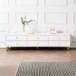 온가구 서랍 2단 거실장 1800 2colors D406 티비TV장다이테이블협탁받침대수납장 : 온가구