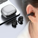 무선 블루투스 이어폰 이어 클립형 버드 오픈형 골전도 헤드셋 골밀도 한쪽 초소형 운동 : 모나케이스