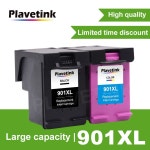 리필잉크 호환잉크  Plavetink Officejet 901 J4500 J4540 J4550 J4580 J4640 용 HP 4500 잉크 카트리지 901XL 교체 재 제조... 