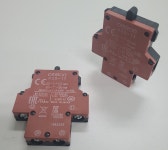 OMRON 오므론 A22-11  비상 정지용 누름 버튼 스위치 접점부 일체접점 1A1B : 파츠 오므론