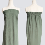 샵피라 S0839 빅코드레이원단 밸크로 에스테틱 샤워가운 고객가운 : 샵피라