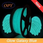 Opy-글리터 매트 갤럭시 필라멘트 1Kg 1.75Mm 블랙 10M 100G 플라스틱 글로잉 블루 트윙클 3D 프린터 빛나는 그린 샤이니 : 밀키웨이311