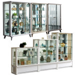 강화유리 장식장 진열장 수납장 수석장 와인장 레고 건담 피규어 거실장 유리장 프라모델 : 모드니가구