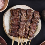 국내산 캠핑요리 숯불 닭 염통 꼬치구이 200g 10꼬치 1kg 50꼬치 : 푸릇푸릇샵