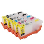 리필잉크 호환잉크  HP564 잉크 카트리지 용 리필 5 개 HP 564 PhotosmartPlus B209a B210a 3522 5510 5511 B109a 프린터 칩 포함... 