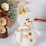 크리스마스오너먼트 트리러그  Navidad Natal 선물 눈사람 인형 헝겊 장식 메리 크리스마스 홈 2021 Pendent 새해 2022 : 만물공구상