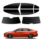 자동차 썬팅지 메탈 반반사 열성형 앞유리 썬팅필름 측후면 NANO 열차단 블랙5 : 레드스타몰