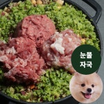애견식단 강아지 수제 자연식 사료 눈물식 화식 습식 100g 4팩 : 애견식단