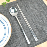 식당 민 젓가락 일반형 업소용 민무늬 민자 수저 저분 : KOOM