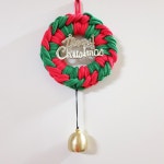 [양말목 공예]크리스마스 리스 도어벨 DIY 재료 학교수업 단체수업 체험활동 : 라탄스토리