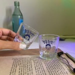 럽이유 위트한잔 메세지 2set 소주잔 집들이선물 친구생일 생신선물 퇴사선물 : 럽이유 Luveu