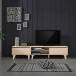 온가구 거실장 오픈 세트 4colors H124 티비TV장다이테이블협탁받침대수납장 : 온가구