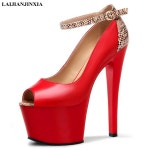 하이힐 17cm 로마 신발 ktv는 슈퍼 나이트 섹시 여성용 댄스 슈즈 : 달리아라