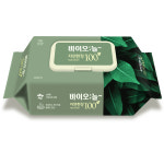 바이오늘 자연한장 허브그린 캡형 물티슈 100매 x 30팩 : 맑음실버