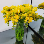 후리지아 프리지아 생화 꽃선물 생화꽃 꽃바구니 생화데코 : 꽃을 든 천사