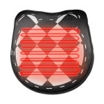 USB 발열 방석 USB 전기 온열 자동차 쿠션, 겨울용 따뜻한 범용 좌석 빠른 난방 의자 미끄럼 방지 패드 : 제이포 트레이딩