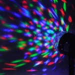 미니 rgb led 크리스탈 매직 볼 무대 효과 조명 램프 전구 파티 디스코 클럽 dj 라이트 쇼 lumiere : 칭따오미쓰박
