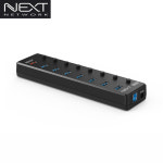넥스트 NEXT-UH309PD / USB3.0 7포트 + 1포트 + PD 3.0 1포트 충전포트지원 유전원허브 : 퍼니케이블
