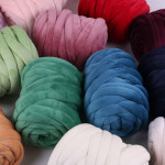 10+1 클라우드 벨벳 자이언트얀 500g 호두가방 빅얀 망고실 핑거니팅 털실 뜨개실 : 마마니트