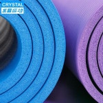 크리스탈 mm 요가 매트 피트니스 윗몸 일으키기 초보자 플레이트 두꺼운 운동 지원 패드 : 서현5 수정