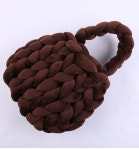 10+1 클라우드 벨벳 자이언트얀 500g 호두가방 빅얀 망고실 핑거니팅 털실 뜨개실 : 마마니트