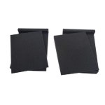 Set x7xCM 스튜디오 모니터 스피커 어쿠스틱 폼 아이솔레이터 패드 충격 방지 미끄럼 스폰지 데스크탑 절연 패널 : 서현5 수정