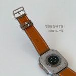 애플워치 울트라 2 싱글투어 아뜰라주 앱송 에토프 가죽 스트랩 : RAH 라흐