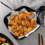 술안주 닭껍질 튀김 1kg 후라이드 닭스킨 분식 완제품 닭 : 레드햇