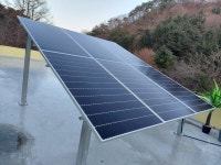 3kw 원주시 모텔 건물 옥상형 태양전지 판넬모듈 태양광발전 전국설치 : 홈에너지