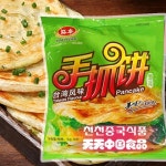 대만식 향파맛 파전병1kg (10개입) 써우좌빙 파란색 중국 팬케이크 냉동식품 : 천천중국식품