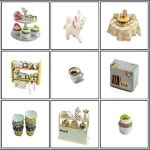 Cutebee Wodden 인형 집 DIY 가구 키트 LED 조명 이위한 장난감 선물 생일 케이크 일기 : 서현5 수정