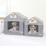 이츠독 까꿍 베어 프레임 하우스 (그레이) M : 펫아지트