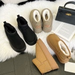 겨울 스노우부츠 털부츠 보온 겨울부츠 발열 앵클 방한화 양털부츠 앵클털부츠 발편한 기모 : 똥띵 팩토리