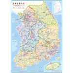 서울 경기 경기도 지도 경북 전도 최신 전라북도 행정 교통 지도책 휴대용 : 주야상회
