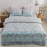 국산 겨울 5mm 부드러운 착번아웃 밍크 극세사 차렵 이불 SS 플루이 이부자리 : 리빙캐슬