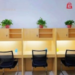 스터디카페책상 1인독서실책상 자습 가정용 집중력 공부방 : All바른샵