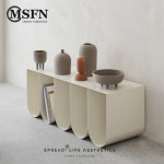 북유럽 모던 협탁 좌식 테이블 거실 소파 자형 아치 스토리지 스토리지 사이드 B 110 : 마켓 에스